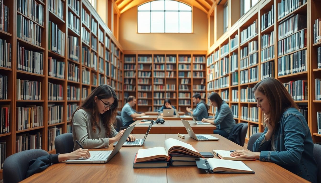 Student using online courses for flexible education